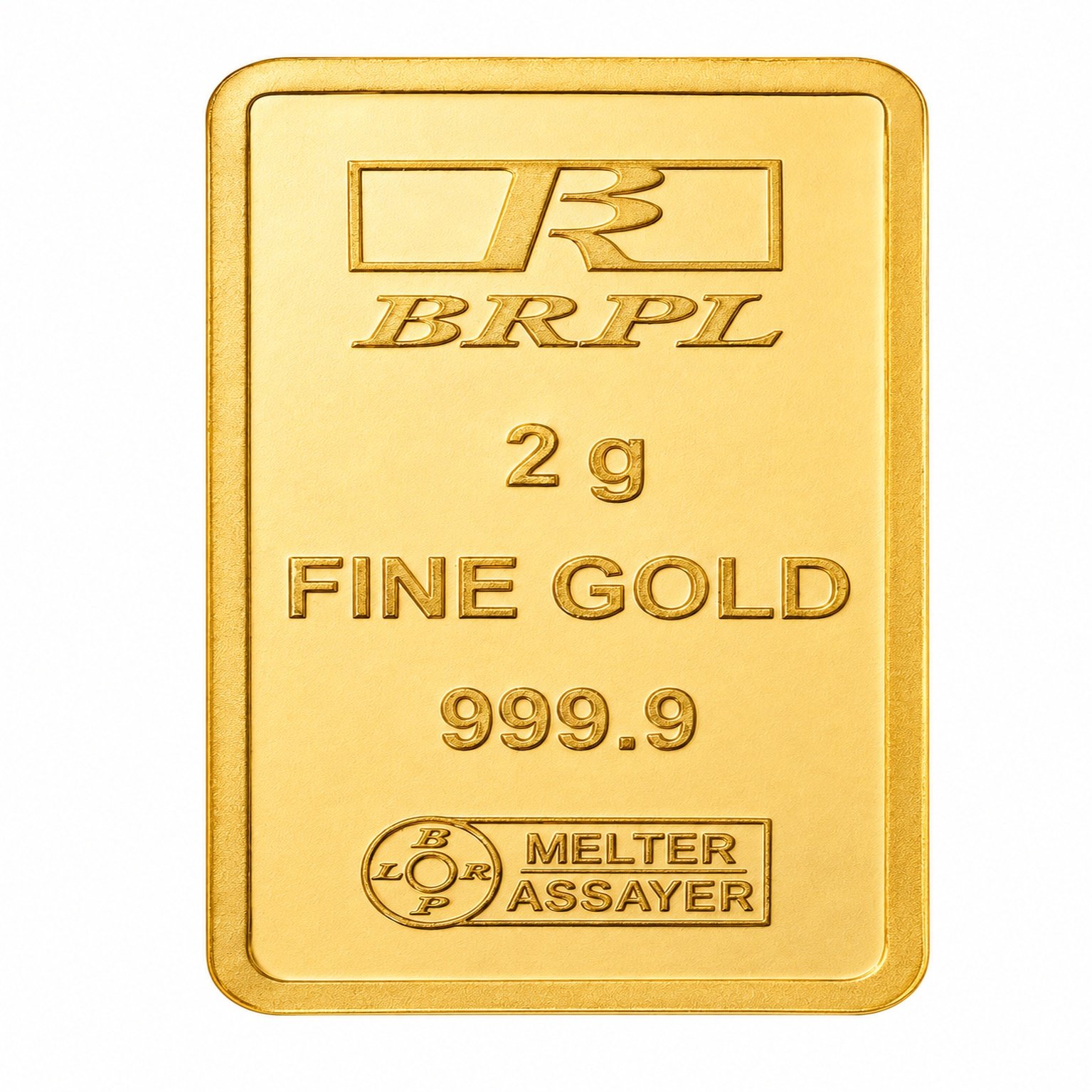 BRPL Fine Gold Bar - 2 g 999.9