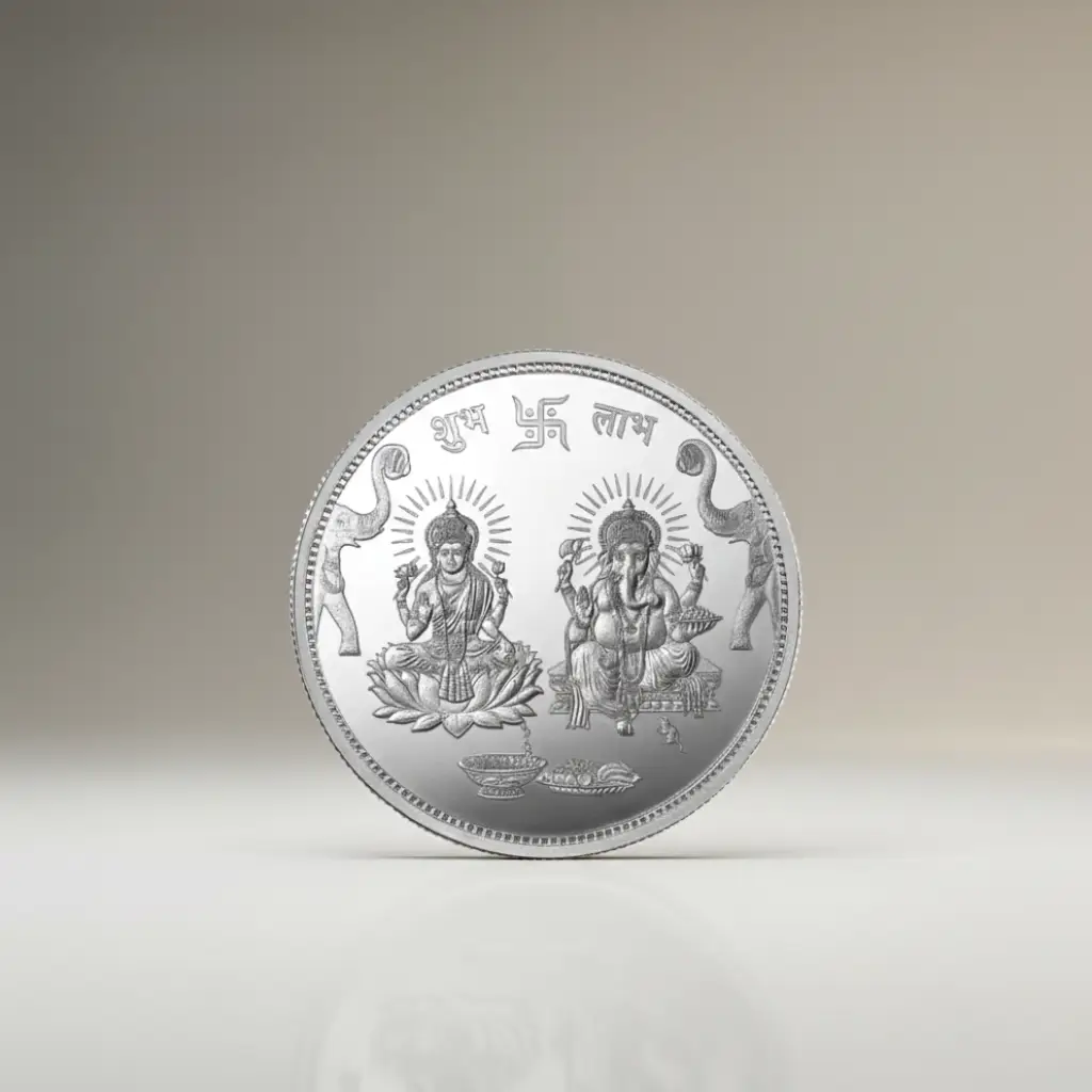 Lakshmi–Ganesha Silver Coin – 10g