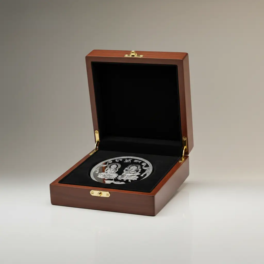 Lakshmi–Ganesha Silver Coin – 10g